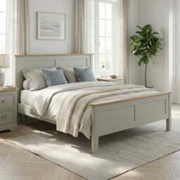 Brampton Soft Green Painted King Size Bed