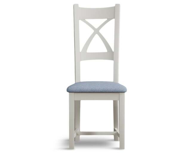 Painted Blue Set of 2 Dining Chairs
