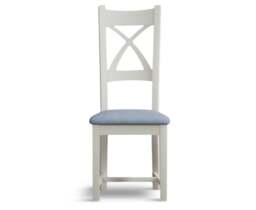 Painted Blue Set of 2 Dining Chairs