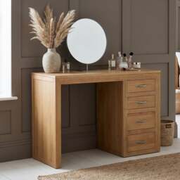 Tilt 100% Solid Oak Dressing Table