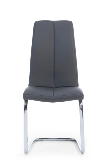 Gianni Grey Faux Leather Dining Chairs