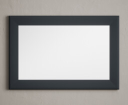 Blue painted 90cm wall Mirror