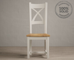 Painted Oak Set of 2 Painted Dining Chairs
