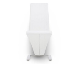 Aldo White Set of 2 Faux Leather Dining Chairs