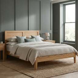 Solid Oak King Size Bed Frame - 5ft