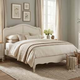 Chateau Soft White Painted King Size Bed