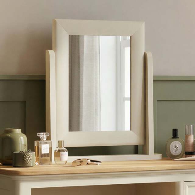 Cream Painted Dressing Table Mirror