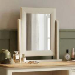 Cream Painted Dressing Table Mirror