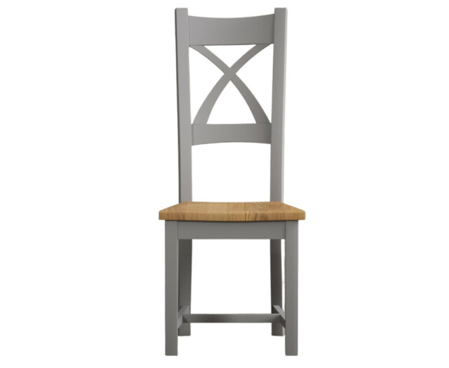 Painted Oak Set of 2 Painted Dining Chairs