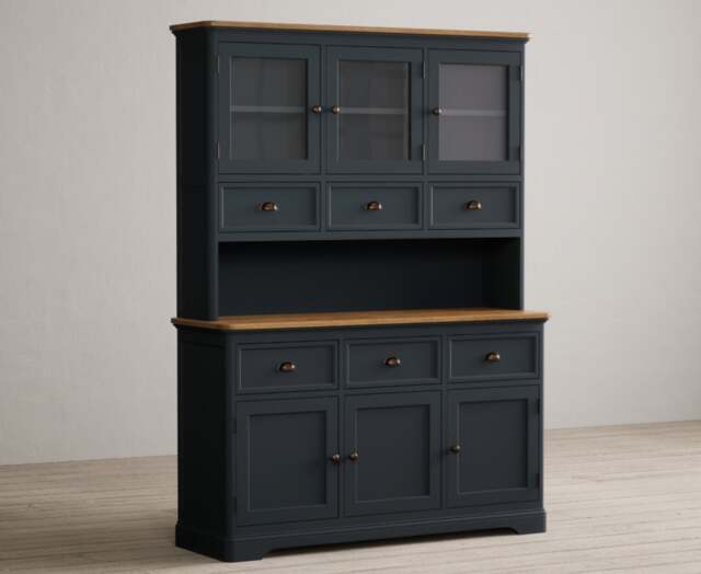 Bridstow Oak and Blue Painted Large Dresser