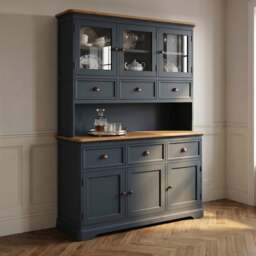 Bridstow Oak and Blue Painted Large Dresser