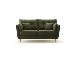 Capri Emerald Boucle Fabric 2 Seater Sofa