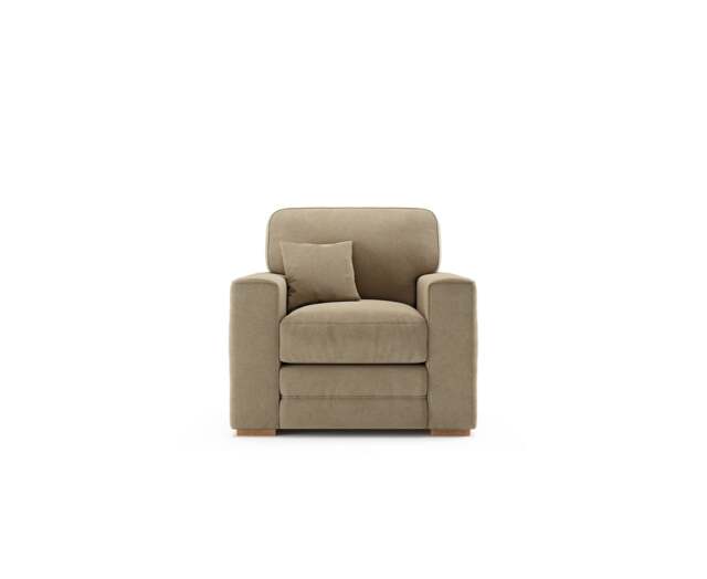 Madden Biscuit Fabric Armchair