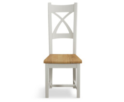 Painted Oak Set of 2 Dining Chairs