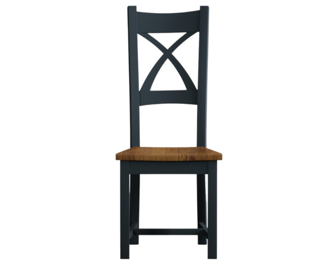 Rustic Oak Painted Chairs
