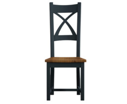 Rustic Oak Painted Chairs