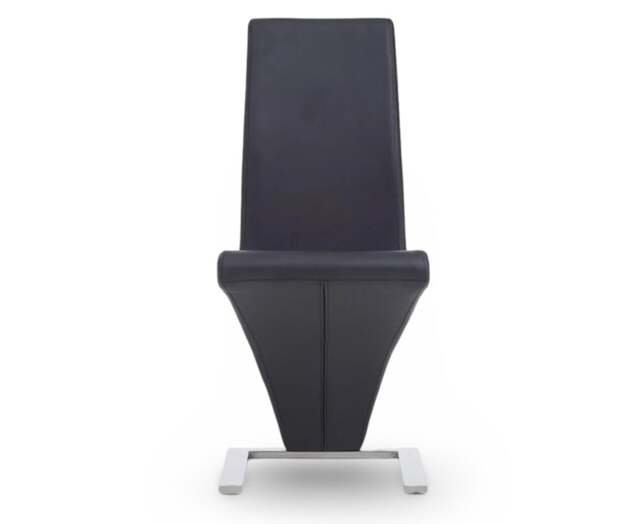 Aldo Black Set of 2 Fabric Dining Chairs