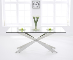 Canova 160cm Glass Dining Table
