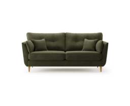 Capri Emerald Boucle Fabric 3 Seater Sofa