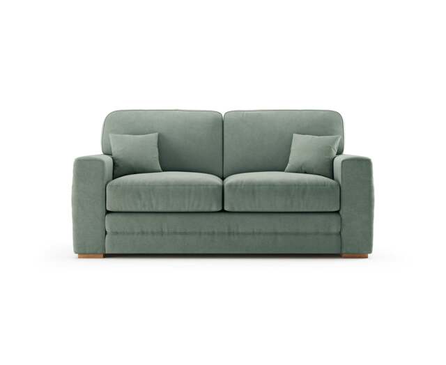 Madden Blue Fabric Two Seater Sofa