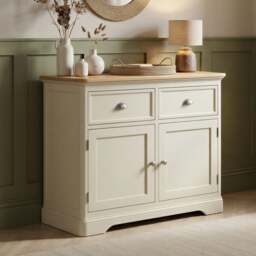 Madley Oak and Cream Painted Small Sideboard