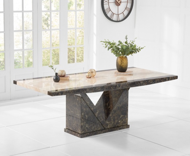 Tenore 220cm Extra Large Marble Dining Table