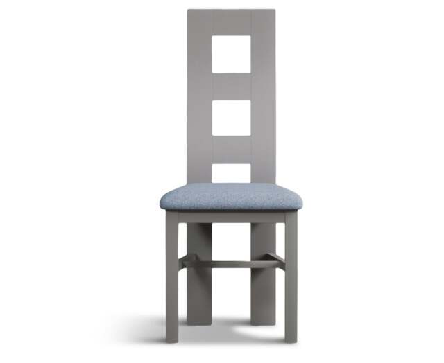 Painted Blue Set of 2 Painted Dining Chairs