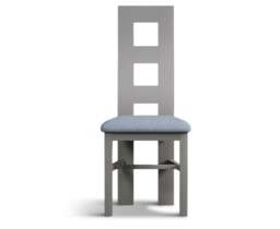 Painted Blue Set of 2 Painted Dining Chairs