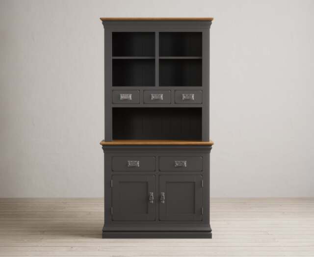 Charwood Oak and Charcoal Painted Small Dresser