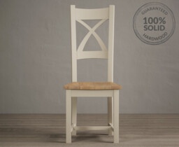 Painted Oak Set of 2 Dining Chairs