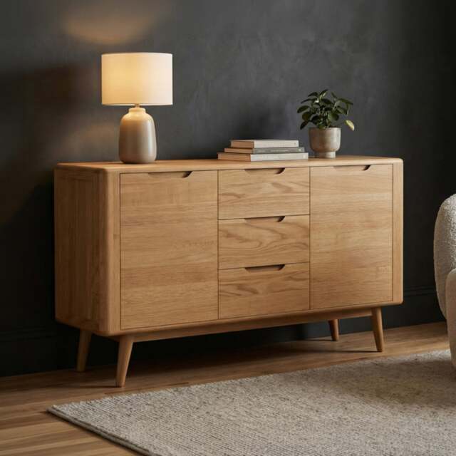 Rosa Solid Oak Large Sideboard