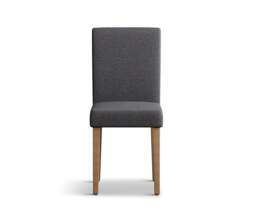 Lila Charcoal Set of 2 Fabric Dining Chairs