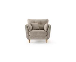 Capri Linen Chenille Fabric Armchair