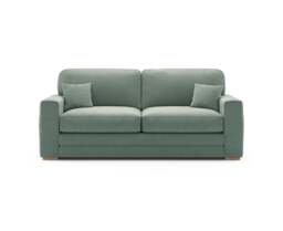 Madden Blue Fabric Three Seater Sofa