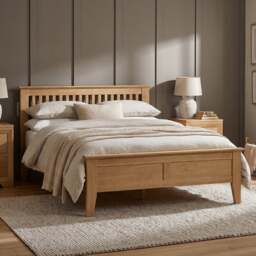 Tilt 100% Solid Oak King Size Bed