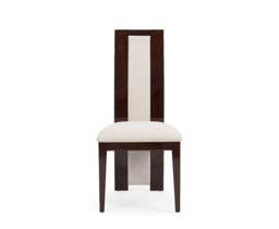 Novara Brown Set of 2 Fabric Dining Chairs