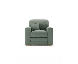 Madden Blue Fabric Armchair