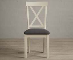Hertford Charcoal Grey Set of 2 Painted Dining Chairs