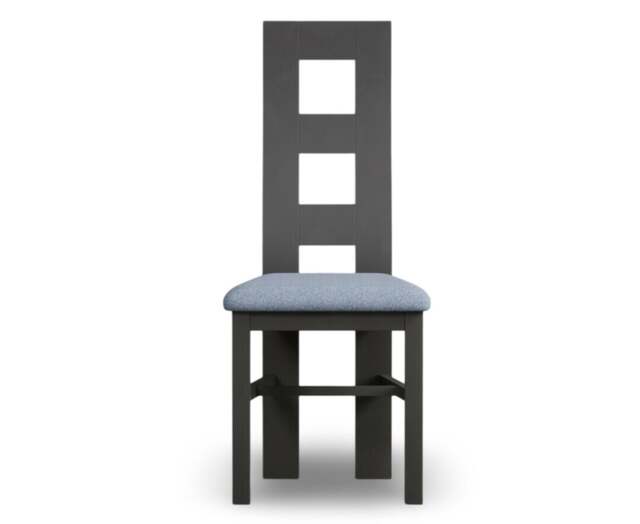 Painted Blue Set of 2 Painted Dining Chairs