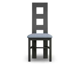 Painted Blue Set of 2 Painted Dining Chairs