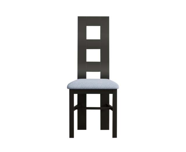 Painted Blue Set of 2 Painted Dining Chairs