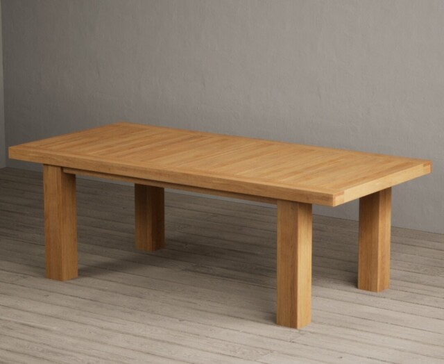 Extending Callington 230cm Oak Dining Table