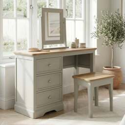 Brampton Soft Green Painted Dressing Table Set