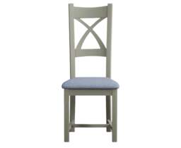 Painted Blue Set of 2 Dining Chairs