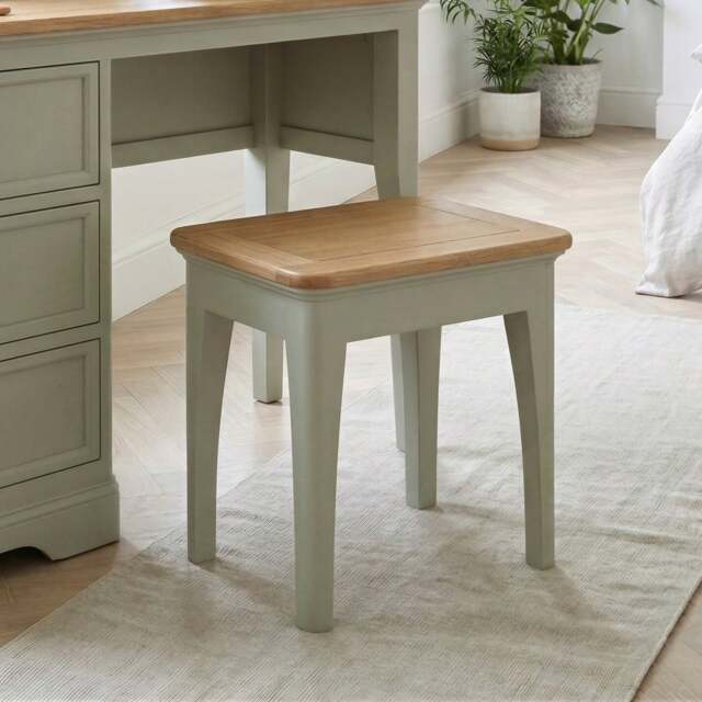 Brampton Soft Green Painted Dressing Stool