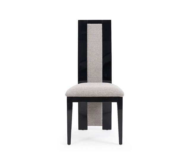 Novara Black Set of 2 Dining Chairs