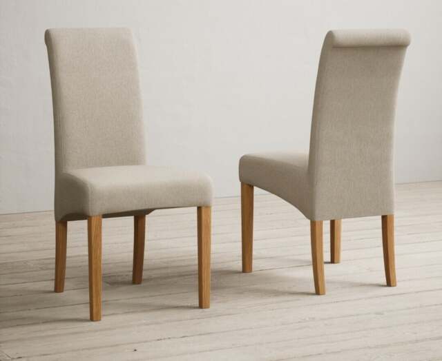 Helmsley 150cm Solid Oak Round Pedestal Dining Table with 8 Natural Scroll Back Chairs