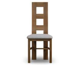 Brown Rustic Solid Oak Chairs