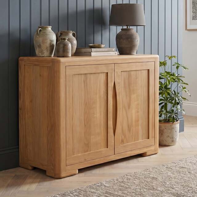 Harper Solid Oak Small Sideboard