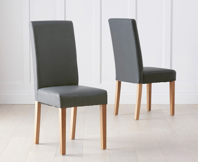 Olivia Grey Set of 2 Dining Chairs
